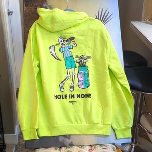 Arsenic Lime Green Hoodie - Hole in None